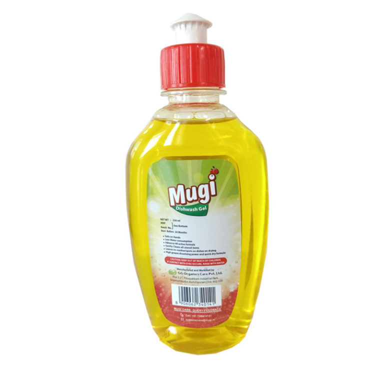 Dish Wash Gel Lemon 230 ml Combo | Mugi